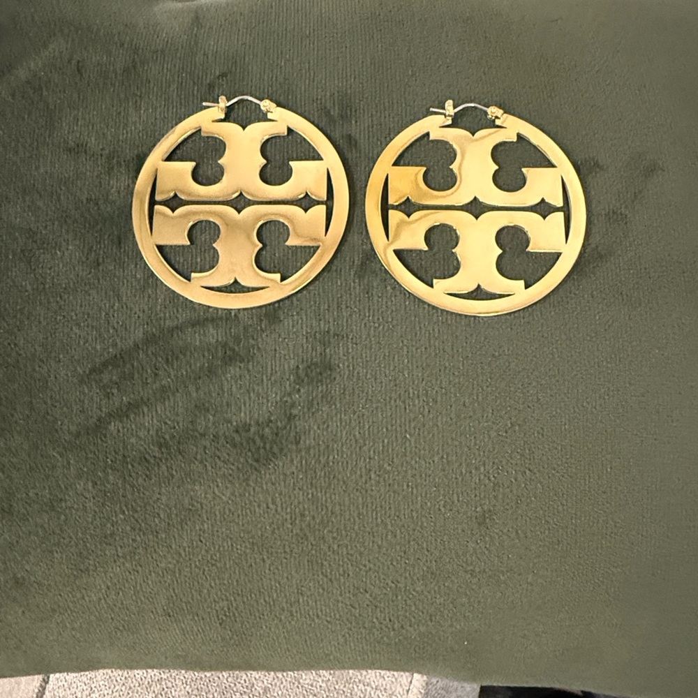 Gold Designer Hoop Earrings